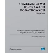 Finanse, księgowość, bankowość - Orzecznictwo w sprawach podatkowych. Edycja 2018 - miniaturka - grafika 1