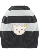 Czapeczki dla niemowląt - Steiff Czapka beanie w kolorze czarnym - miniaturka - grafika 1
