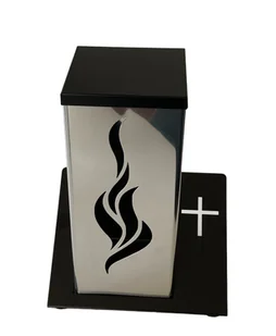 Znicz metalowy,Lampion,Latarnia PŁOMIEŃ - Lampiony i znicze - miniaturka - grafika 1