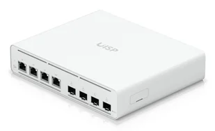 Ubiquiti UISP -S-PLUS łącza sieciowe Zarządzany 2.5G Ethernet (100/1000/2500) Obsługa PoE 1U Biały - Pozostałe akcesoria sieciowe - miniaturka - grafika 1