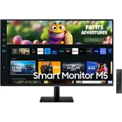 Monitory - Samsung Smart Monitor M50C LS27CM500EUXDU Czarny - miniaturka - grafika 1