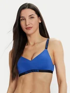 Biustonosze - Calvin Klein Underwear Biustonosz bezfiszbinowy 000QF7659E Niebieski - miniaturka - grafika 1