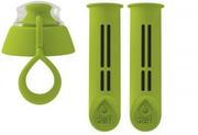 Wkłady filtrujące - Dafi Dafi 2 filtry do butelki + zakrętka Zielony POZ00567 - miniaturka - grafika 1