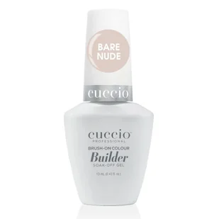 Cuccio, Żel Budujący W Butelce Z Pędzelkiem, Bare Nude, 13ml - Żele do paznokci - miniaturka - grafika 1