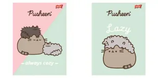 Paczka Zeszyt A4 32 k. kratka Pusheen 15 szt. - ST-Majewski - Szkolne artykuły papiernicze - miniaturka - grafika 1