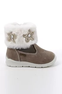 Buty dla dziewczynek - Primigi śniegowce dziecięce kolor brązowy - grafika 1