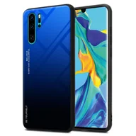 Etui i futerały do telefonów - Etui ochronne Cadorabo do Huawei P30 PRO w kolorze czarnym etui na telefon komórkowy etui z TPU etui ze szkła hartowanego - miniaturka - grafika 1
