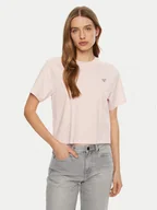 Koszulki i topy damskie - Guess Jeans T-Shirt W4YI05 K8HM0 Różowy Regular Fit - miniaturka - grafika 1