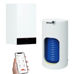 VIESSMANN PAKIET KOCIOŁ VITODENS 100-W 3,2-32 kW + ZASOBNIK EWS 160 144 L + ARMATURA + WI-FI Z025290 - Piece i kotły grzewcze - miniaturka - grafika 1