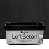 Tynki - Efekt dekoracyjny LOFT BETON 2 l kolor nr 6 Efekt betonu JEGER - miniaturka - grafika 1
