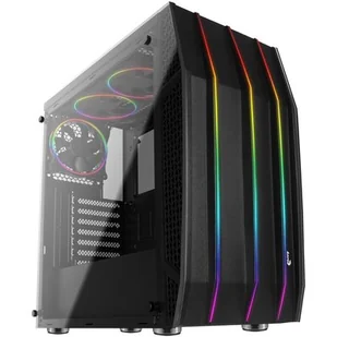 Aerocool KLAW Black Glass RGB (AEROPGSKLAW-BG-RGB) - Obudowy komputerowe - miniaturka - grafika 1