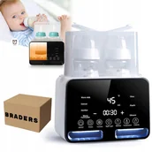 Inne akcesoria do pielęgnacji dzieci - PODGRZEWACZ DO MLEKA I BUTELEK 7W1 - STERYLIZATOR, TERMOSTAT, LAMPKA NOCNA - miniaturka - grafika 1