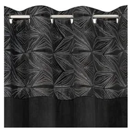 Zasłony - Zasłona Eurofirany Arianna 140 x 250 Czarny - miniaturka - grafika 1