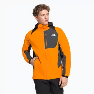 Odzież trekkingowa damska - Kurtka softshell męska The North Face AO Softshell Hoodie pomarańczowa NF0A7ZF58V81 | WYSYŁKA W 24H | 30 DNI NA ZWROT - grafika 1