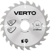 Tarcze do pił - Verto TARCZA PILARKI 160X20 24 ZĘBY (61H118) - miniaturka - grafika 1