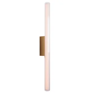 Ścienny kinkiet Fayette W0368 Maxlight LED 6W 3000K tuba IP44 złota - Lampy ścienne - miniaturka - grafika 1