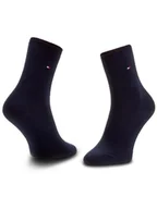 Skarpetki damskie - Tommy Hilfiger Zestaw 2 par wysokich skarpet damskich 371221 Granatowy - miniaturka - grafika 1
