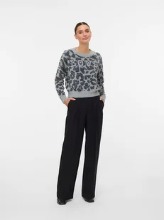 Vero Moda Sweter w kolorze szarym - Swetry damskie - miniaturka - grafika 1