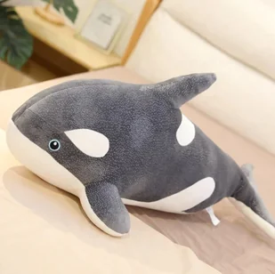 Maskotka pluszak poducha DUŻY miękki delfin orka 75 cm - Maskotki i pluszaki - miniaturka - grafika 1