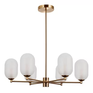Żyrandol PERANO PND-4215-6A-HBR-SAT Italux - Lampy sufitowe - miniaturka - grafika 1