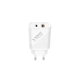 SAVIO Ładowarka sieciowa LA-04 Quick Charge 3.0 18W Biały - Ładowarki do telefonów - miniaturka - grafika 3