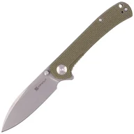 Noże - Nóż Sencut Scepter Olive Micarta, Stonewashed 9Cr18MoV (SA03E) - miniaturka - grafika 1