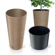 Donice - Doniczka Donica Ogrodowa Do Domu Na Taras Furu Slim Eco Wood Wysoka 48 Cm - miniaturka - grafika 1