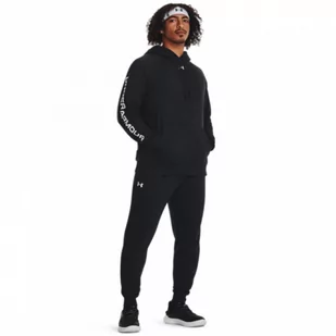 Męski dres komplet treningowy Under Armour UA Rival Fleece Suit - czarny - UNDER ARMOUR - Koszulki sportowe męskie - miniaturka - grafika 1