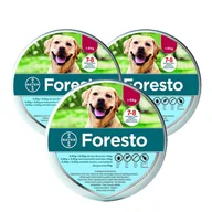 Artykuły przeciw pasożytom - Bayer BAYER Foresto Obroża przeciw kleszczom i pchłom dla psów powyżej 8kg x3 53955-uniw - miniaturka - grafika 1