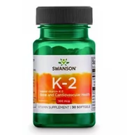 Suplementy naturalne - Vitamin K-2 Menaquinone-7 From Natto 100Mcg 30Kaps. - miniaturka - grafika 1