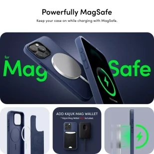 Etui Spigen Cyrill Kajuk Mag do MagSafe do iPhone 15 Pro Max navy - Etui i futerały do telefonów - miniaturka - grafika 5