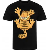 Koszulki męskie - KOSZULKA Z NADRUKIEM MĘSKA ŚMIESZNA T-SHIRT KOT GARFIELD Bajka r. L - miniaturka - grafika 1