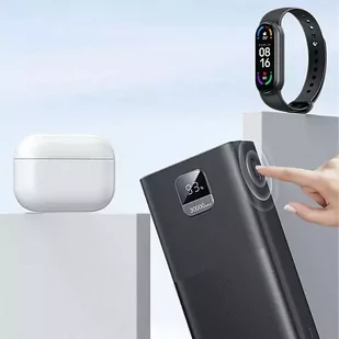 USAMS Powerbank PB68 30000mAh 65W QC3.0+PD Fast Charge + kabel USB-C/USB-C 100W czarny/black ATXLOGTC01 (US-CD185) - Powerbanki - miniaturka - grafika 7