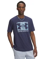 Koszulki sportowe męskie - Under Armour Koszulka sportowa "Camo" w kolorze granatowym - miniaturka - grafika 1