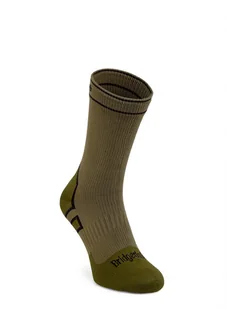 Skarpety wodoodporne Bridgedale StormSock Mid Boot - khaki/olive - Skarpetki kolarskie - miniaturka - grafika 1