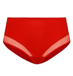 Majtki bawełniane z wysokim stanem Filly czerwone, Teyli - Majtki damskie - miniaturka - grafika 1