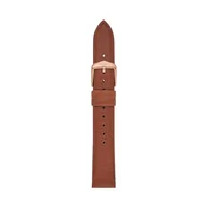 Paski - Fossil Pasek do zegarka damski 16 mm LiteHide skóra brązowa, S161088, brązowy, 16 mm, Casual - miniaturka - grafika 1