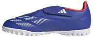 Piłka nożna - adidas Predator Accuracy Club rzep buty piłkarskie Turf Trawa buty, Lucid Blue/FTWR White/Solar Red, 39.5 EU, Lucid Blue Ftwr White Solar Red, 39.5 EU - miniaturka - grafika 1