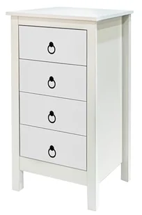 FORNOR SKANDI SKANDI BOXET, Wood, biały, 46 x 35 x wys. 80 - Komody dla dzieci - miniaturka - grafika 1