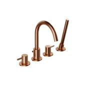 Baterie wannowe i prysznicowe - Omnires Bateria wannowa Miedź Simplon - miniaturka - grafika 1