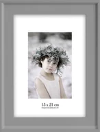 Ramki na zdjęcia - Szara ramka ścienna Styler Malaga, 22x28 cm - miniaturka - grafika 1