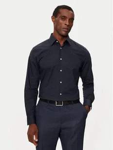 Boss Koszula H-Hank 50519859 Granatowy Slim Fit - Koszule męskie - miniaturka - grafika 1