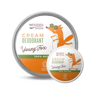 Wooden Spoon Dezodorant dla nastolatków Young Fox 60 ml - Dezodoranty i antyperspiranty unisex - miniaturka - grafika 1