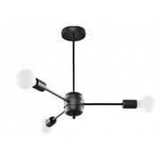Lampy sufitowe - Czarny loftowy potrójny żyrandol - S495-Trigo - miniaturka - grafika 1