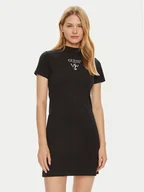 Sukienki - Guess Sukienka codzienna V4YK02 KCDH1 Czarny Regular Fit - miniaturka - grafika 1