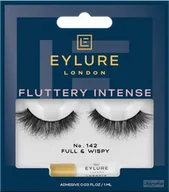 Sztuczne rzęsy i akcesoria - EYLURE - FLUTTERY INTENSE - NO 142 - Rzęsy na pasku z klejem - efekt podwójnej objętości - miniaturka - grafika 1