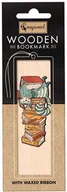 Zakładki do książek - Cozywood Zakładka drewniana Kot na książkach - gadżet - miniaturka - grafika 1