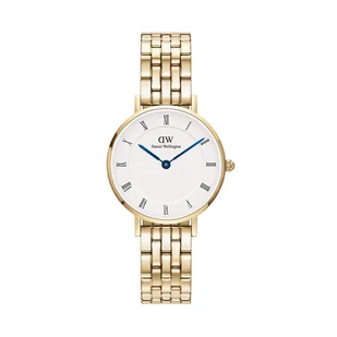 Zegarek Zegarek Daniel Wellington Petite Roman Numerals 5-Link DW00100682 Złoty - Zegarki damskie - miniaturka - grafika 1