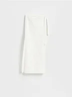 Swetry damskie - Reserved - Sarong z wiązaniem - biały - miniaturka - grafika 1