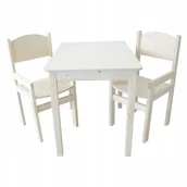 Zestawy mebli dla dzieci - STOLIK 75/50 + 2 KRZESEŁKA PEŁNE Z PODŁOKIETNIKIEM DLA STARSZAKA NOWOŚĆ - miniaturka - grafika 1